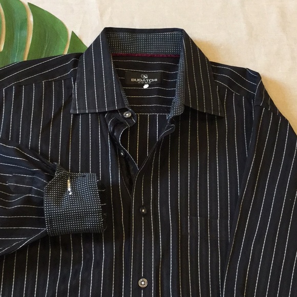 bugatchi black shirt